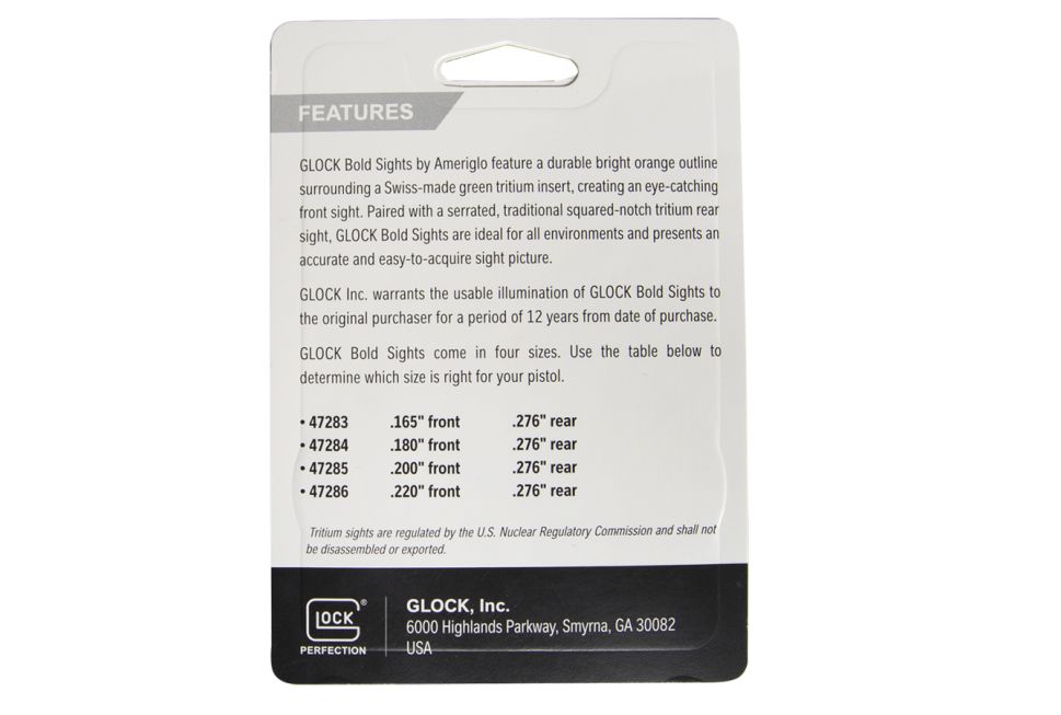 Glock Bold Sights By Ameriglo - Image 3